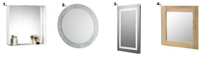 4 типа огледала за баня